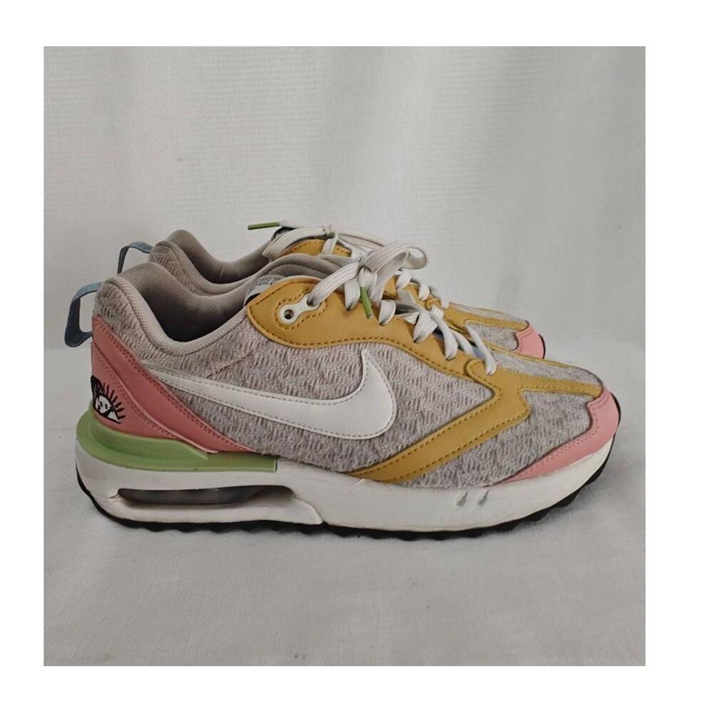 Nike Air Max Dawn SE Sun Club Sneakers DJ9986-100 Palm Tree Pink Green Ochre W 8 - Picture 4 of 11